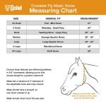 Cashel Crusader Quiet Ride Horse Fly Mask
